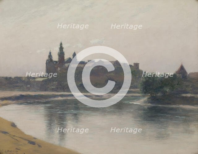 Wawel from the Vistula Side, 1903. Creator: Stanislaw Witkiewicz.
