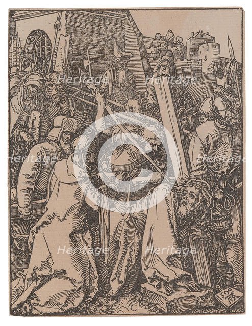 The Carrying of the Cross, from the series "The Small Passion", 1509. Creator: Dürer, Albrecht (1471-1528).