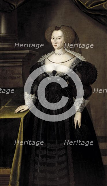 Maria Eleonora (1599-1655), Queen of Sweden, Princess of Brandenburg. Creator: Jacob Heinrich Elbfas.