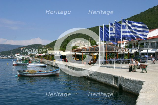 Waterfront at Sami, Kefalonia, Greece
