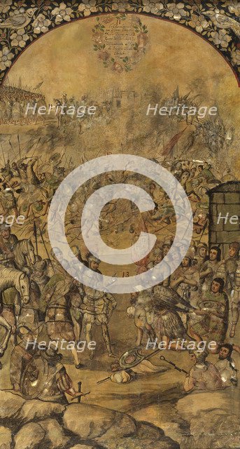 The Conquest of Mexico by Hernan Cortés.