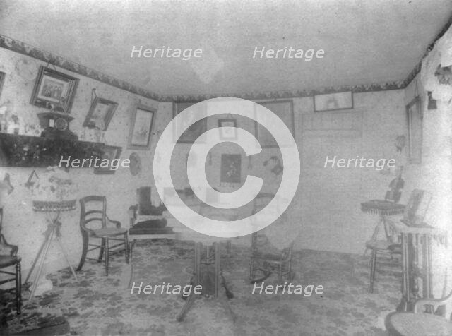 Coal mines - cottage interior, (1900?). Creator: Frances Benjamin Johnston.