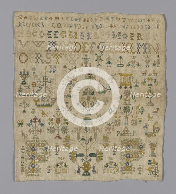 Sampler, Switzerland, 1812. Creator: Unknown.