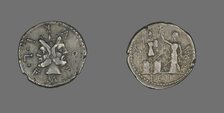 Denarius (Coin) Depicting the God Janus, 119 BCE. Creator: Unknown.