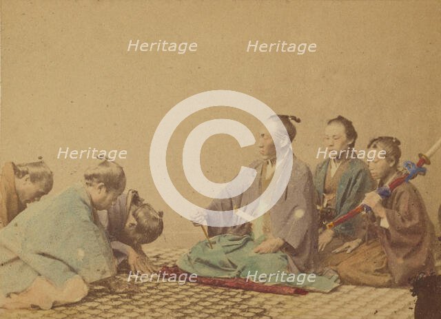 Japanese High Officers., 1865-1870. Creator: Unknown.