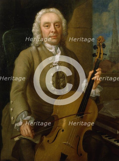 Portrait of the opera singer Gustavus Waltz, c1750. Creator: Williams, John Michael (1710-ca 1780).