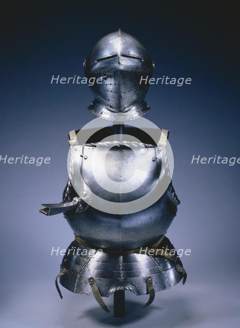 Elements from a Partial Suit of Armor, c. 1510-1530. Creator: Unknown.