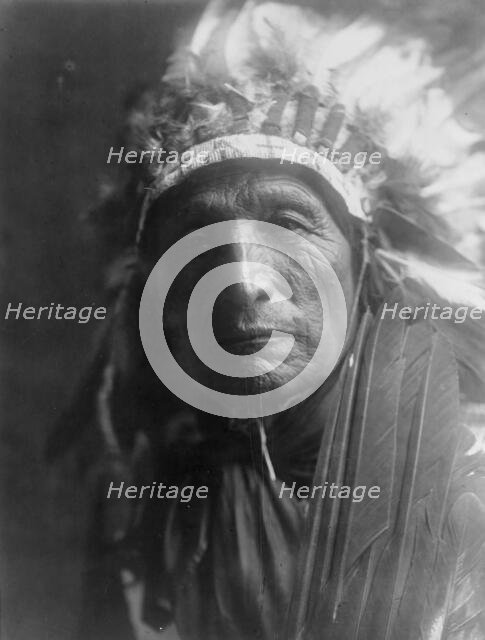 Eagle Elk (He Xa Wan ba li), c1907. Creator: Edward Sheriff Curtis.