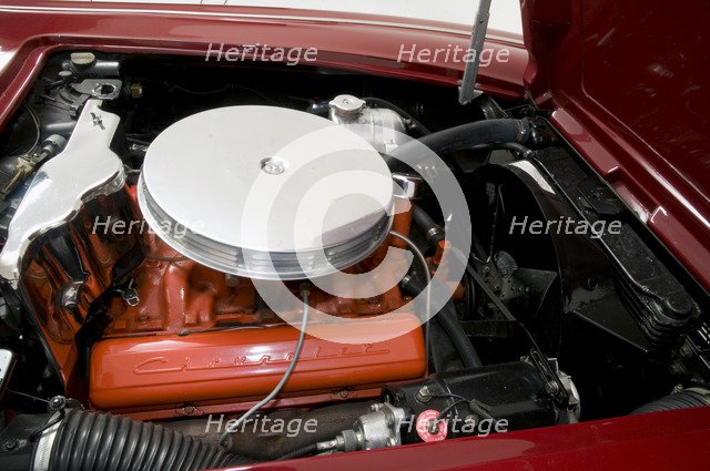 1961 Chevrolet Corvette C1 Convertible Artist: Unknown.