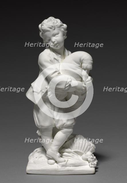 Figure of the Bagpiper, 1748-1752. Creator: Vincennes Factory (French); Pierre Blondeau (French); François Boucher (French, 1703-1770).