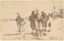 En route pour la pêche (Setting Out to Fish), 1878. Creator: John Singer Sargent.