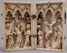 Diptych with Scenes from the Life of Christ, German, 14th century. Creator: Unknown.