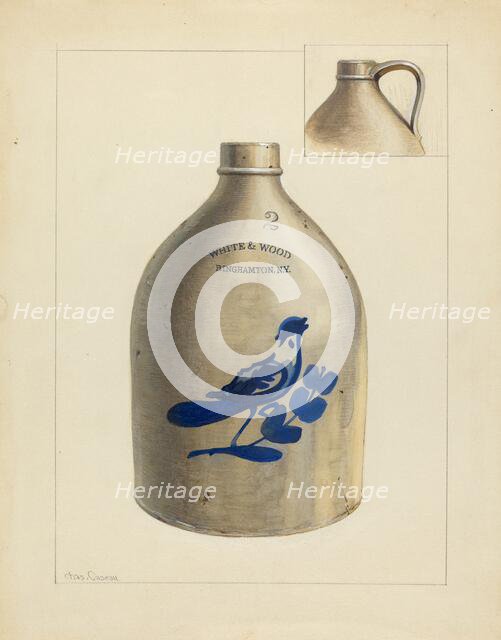 Jug, c. 1940. Creator: Charles Caseau.