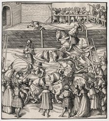 The Art of Jousting and Tilting, 1513-1518. Creator: Leonhard Beck (German, c. 1480-1542).