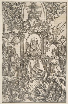 Illustration from Revelations Sancte Birgitte, Koberger Nuremberg 1502 (German Text).n.d. Creator: Albrecht Durer.