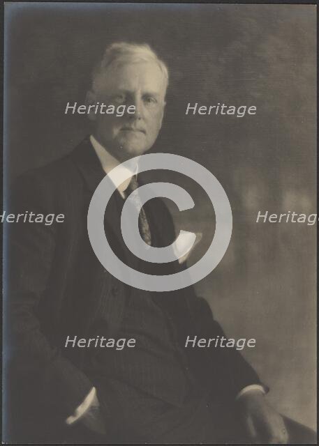 Portrait of a Man with Pocket Handkerchief, 1907-1943. Creator: Louis Fleckenstein.
