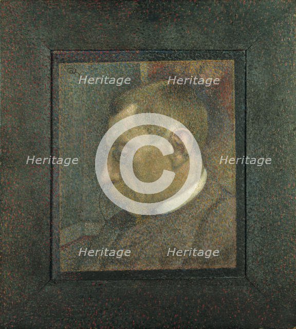 Portrait of Émile Verhaeren (1855-1918), 1900. Creator: Lemmen, Georges (1865-1916).