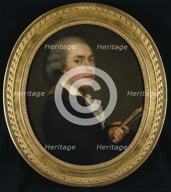 Selfportrait, late 1790s. Creator: Adolf Ulric Wertmüller.