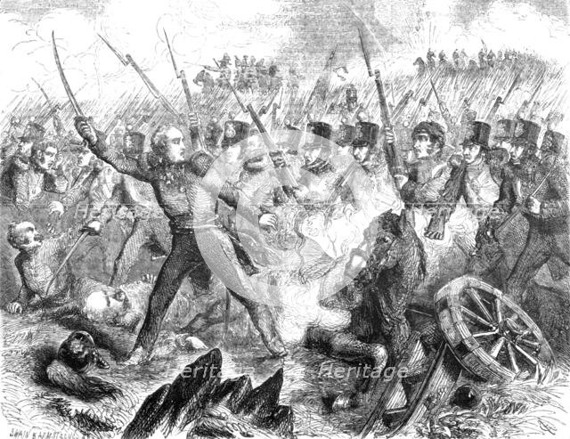 'The Battle of Alma: General Brown leading on the 23rd Regiment to the Russian Batteries', 1854. Creator: Unknown.