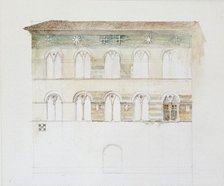 The Palazzo Gambacorti, Pisa, 27 - 30 April 1872. Artist: John Ruskin.