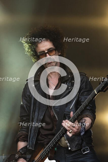 The Darkness live at the Cornbury Music Festival, Great Tew Park, Oxfordshire, Jul 2022. Creator: Annapaola Marchesani.