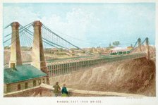'Niagara Cast Iron Bridge', New York, USA, c1855-c1860. Artist: Unknown