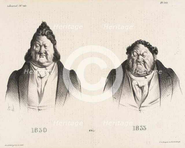 1830 et 1833, 1833. Creator: Honore Daumier.