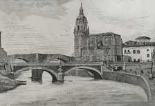 San Antón bridge, Bilbao, Spain, 1878.  Creator: Andrés Ovejero.