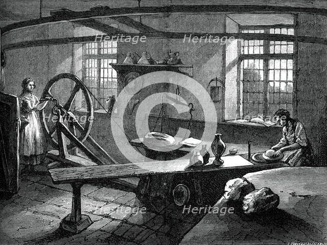 Wedgwood at work, (c1880). Artist: Butterworth and Heath