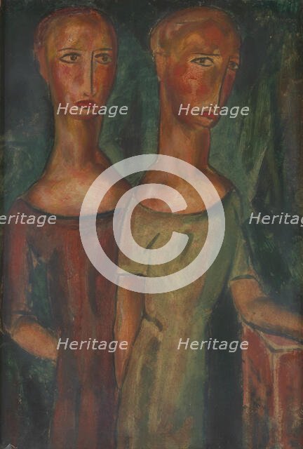 Duality, ca. 1925-1930. Creator: Alfred Henry Maurer.