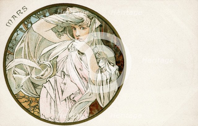 'March', 1900. Artist: Alphonse Mucha