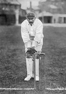 Thomas Russell, Essex cricketer, c1899.  Artist: WA Rouch