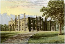 Drakelowe Hall, Derbyshire, home of Baronet Gresley, c1880. Artist: Unknown