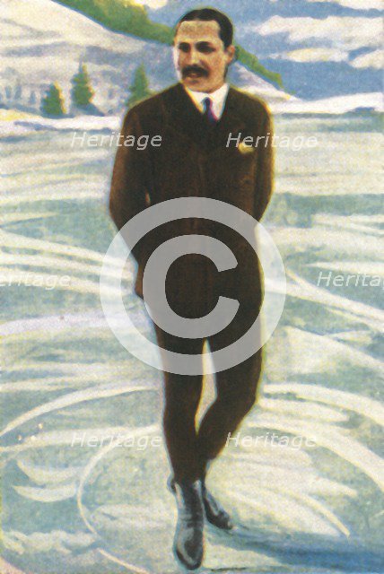 Austrian figure skater Willi Böckl, 1928. Creator: Unknown.