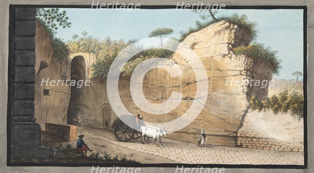 Entrance of the Grotta of Pausilipo, 1776.