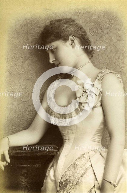 Actress and socialite Lillie Langtry, 1885. Creator: William Downey.
