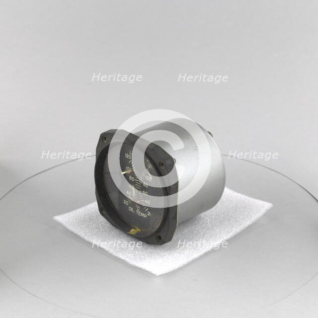 Indicator, Temperature, Oil, Dual, 1940s. Creator: Sutton Horsley Company Ltd..