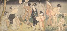 Catching fireflies (Hotaru gari), ca. 1796-97. Creator: Kitagawa Utamaro.