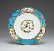 Plate, Sèvres, 1771/72. Creator: Sèvres Porcelain Manufactory.
