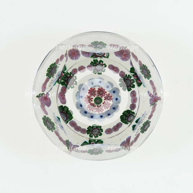 Paperweight, Clichy, 19th century. Creator: Clichy Glassworks.