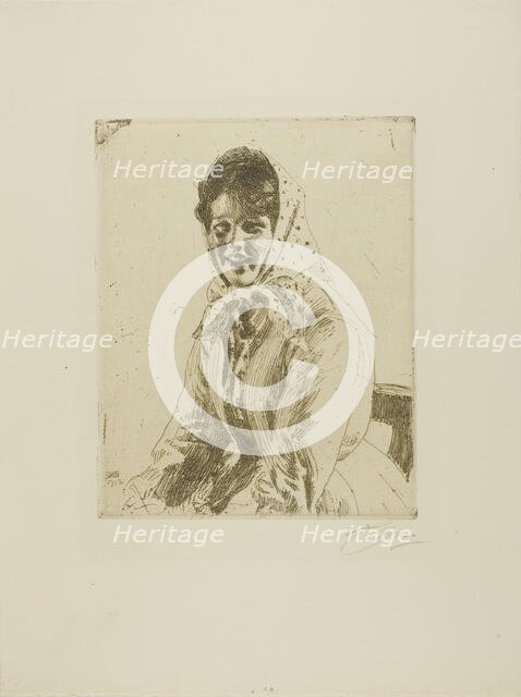 Skerikulla (A Skeri Girl), 1912. Creator: Anders Leonard Zorn.