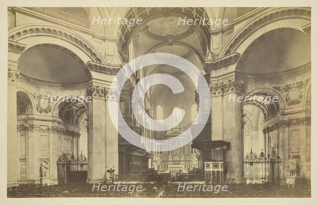 St. Paul's Cathedral, 1850-1900. Creator: Unknown.