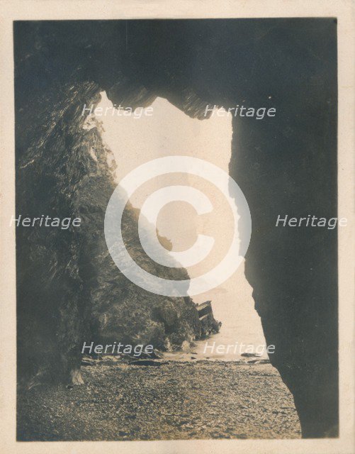 'Atlantic Cavern - Newquay', 1927. Artist: Unknown.