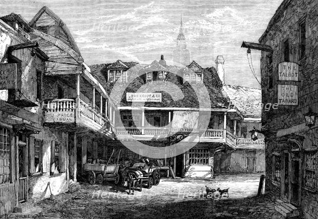 The Old Tabard Inn, Southwark, 1873. Creator: Unknown.