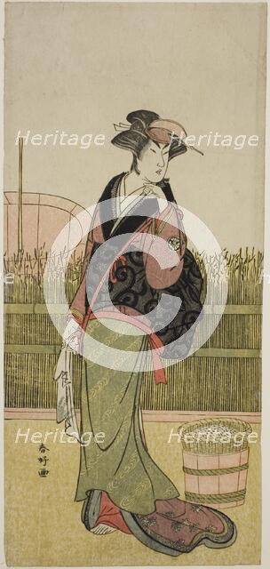 The Actor Segawa Kikunojo III in an Unidentified Role, c. 1786/87. Creator: Katsukawa Shunko.