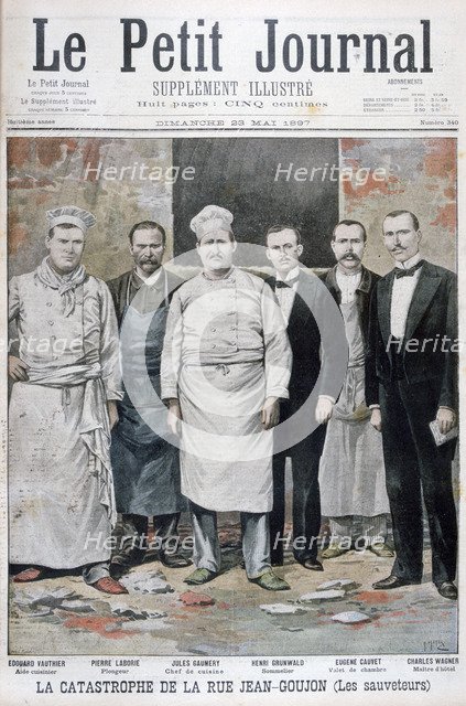 The catastrophe of Rue Jean-Goujon, Paris, 1897. Artist: Henri Meyer