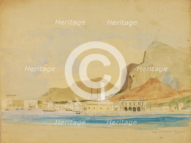 Moli at Palermo, 1854. Creator: Miner Kilbourne Kellogg.