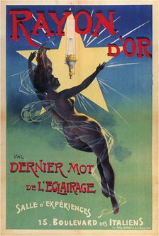 Rayon d'or - Dernier mot de l'Eclairage, 1895. Artist: Paléologue (Paleologu), Jean de (1855-1942)