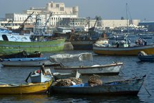 Fort and Harbour, Alexandria, Egypt, 2007. Creator: Ethel Davies.