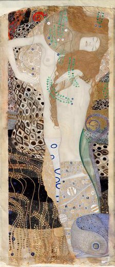 Girlfriends (Water Snakes I), 1904 (minor additions 1907). Creator: Gustav Klimt.